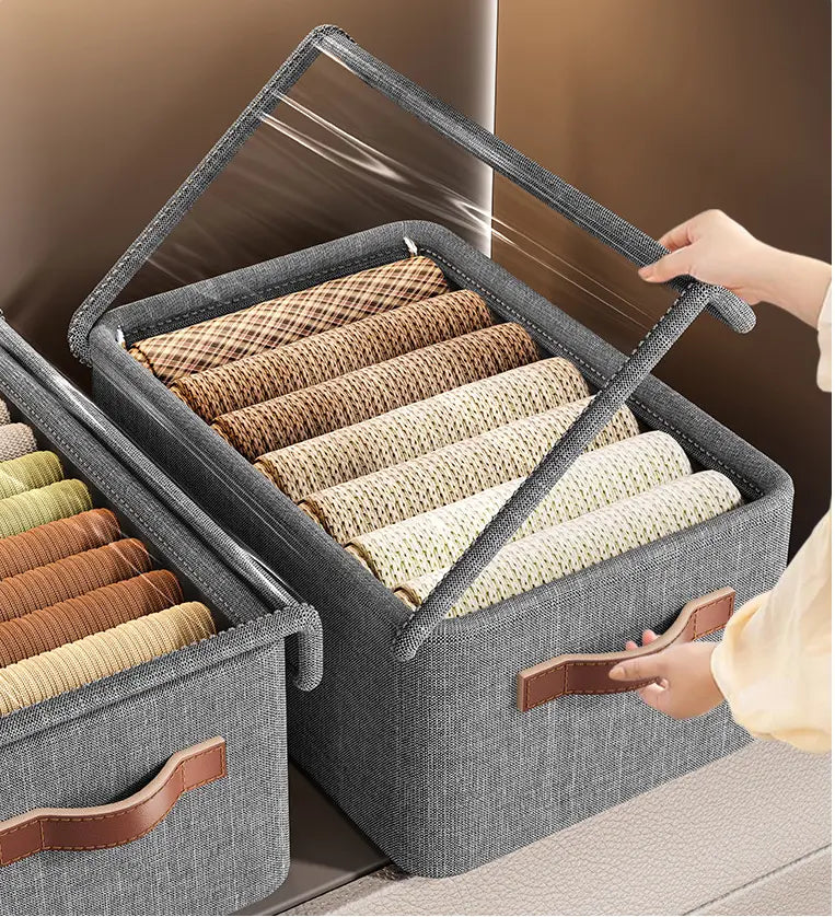 Foldable Wardrobe Storage Organizer (Pack of 3) VIRAH