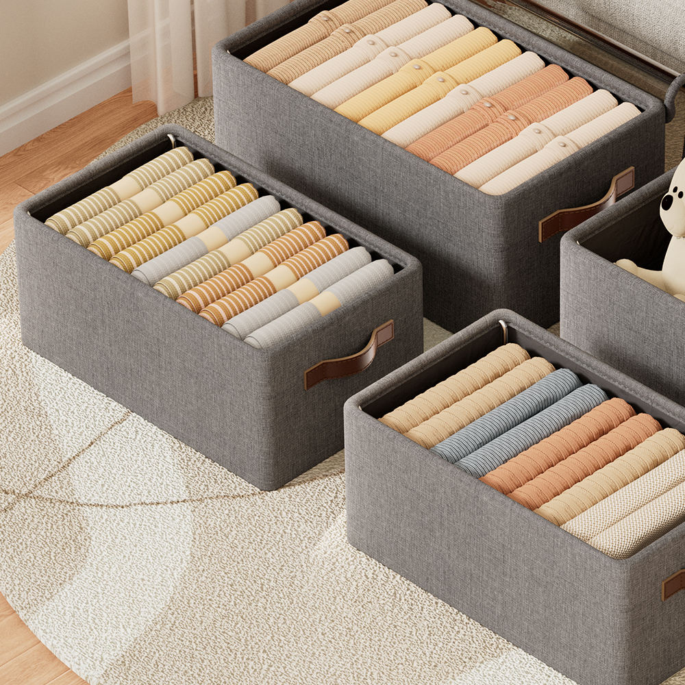 Foldable Wardrobe Storage Organizer (Pack of 3)