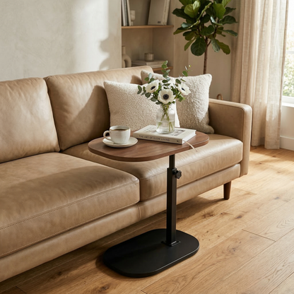 Adjustable Height Side Table