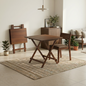 Square Foldable Table (Walnut)