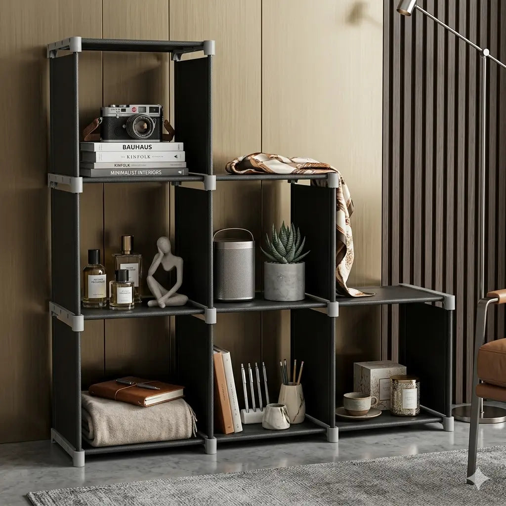6-Cube Storage Shelf Organizer