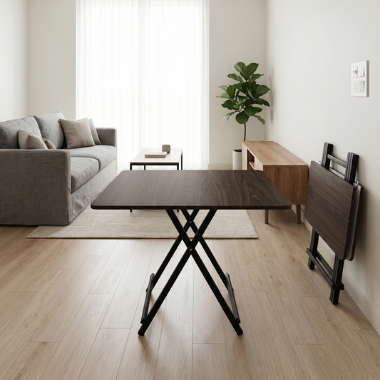 Square Foldable Table (Wood Color)