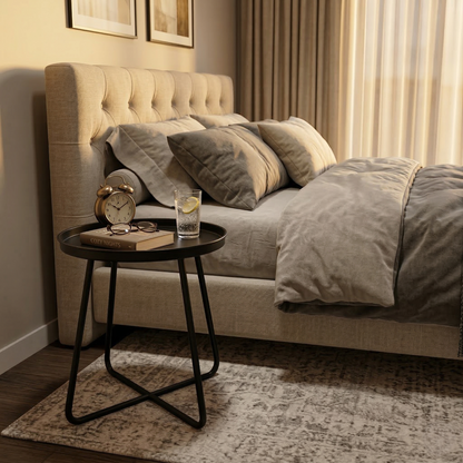 Round Metal Side Table