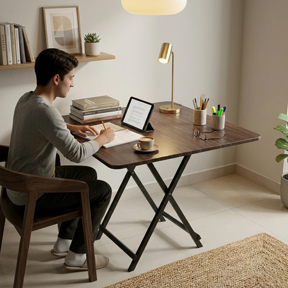 Square Foldable Table (Wood Color)