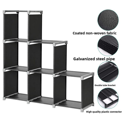 6-Cube Storage Shelf Organizer