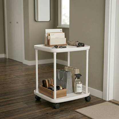 Plastic Rolling Tray Side Table