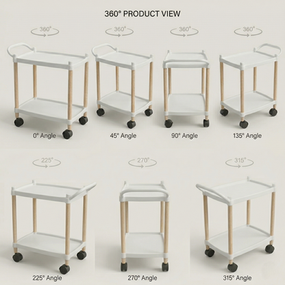 Moving Cart with Wooden Legs