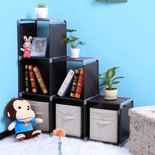 6-Cube Storage Shelf Organizer