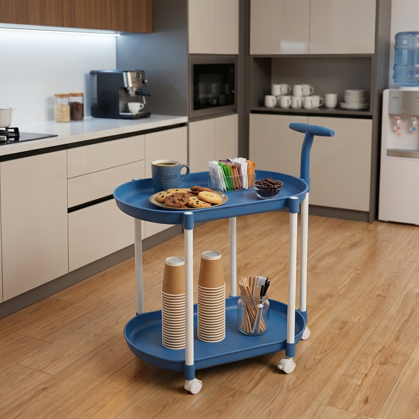 Rolling Utility Cart with Handle
