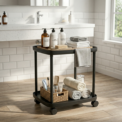 Plastic Rolling Tray Side Table