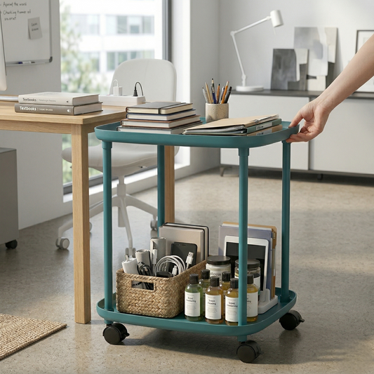 Plastic Rolling Tray Side Table