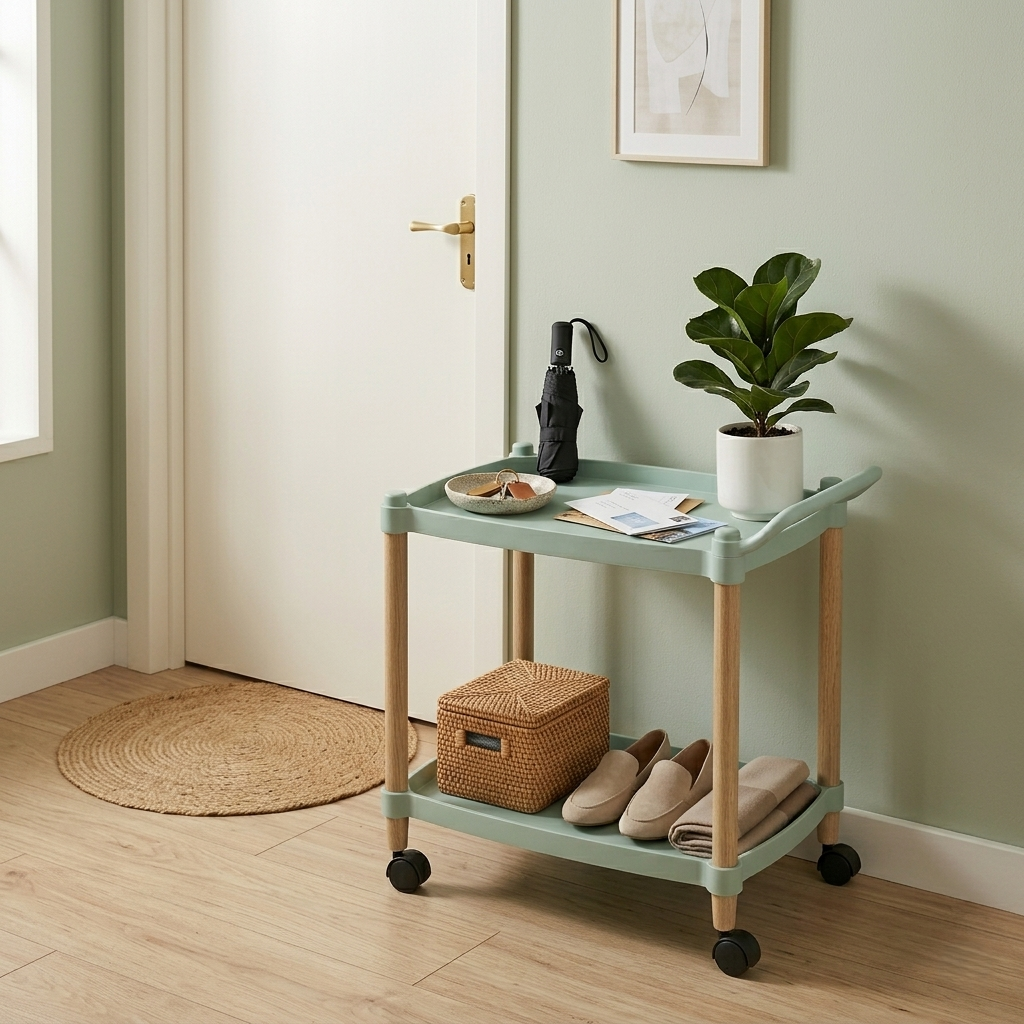 Moving Cart with Wooden Legs