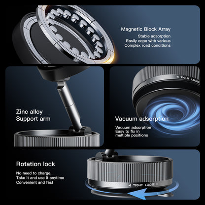 Vacuum Suction Magnetic Phone Holder