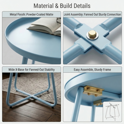 Round Metal Side Table