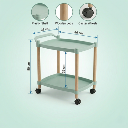 Moving Cart with Wooden Legs