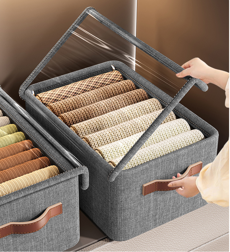 Foldable Wardrobe Storage Organizer (Pack of 3)