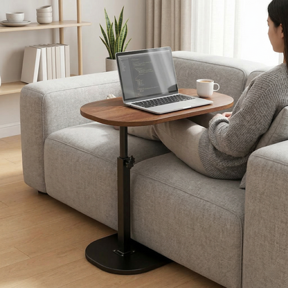 Adjustable Height Side Table